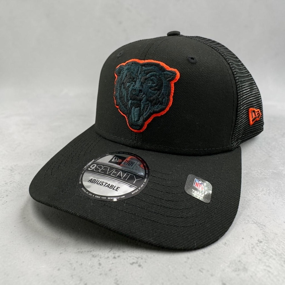 Chicago Bears Snapback Trucker Hat OSFM Adjustable Black New Era 9SEVENTY NEW